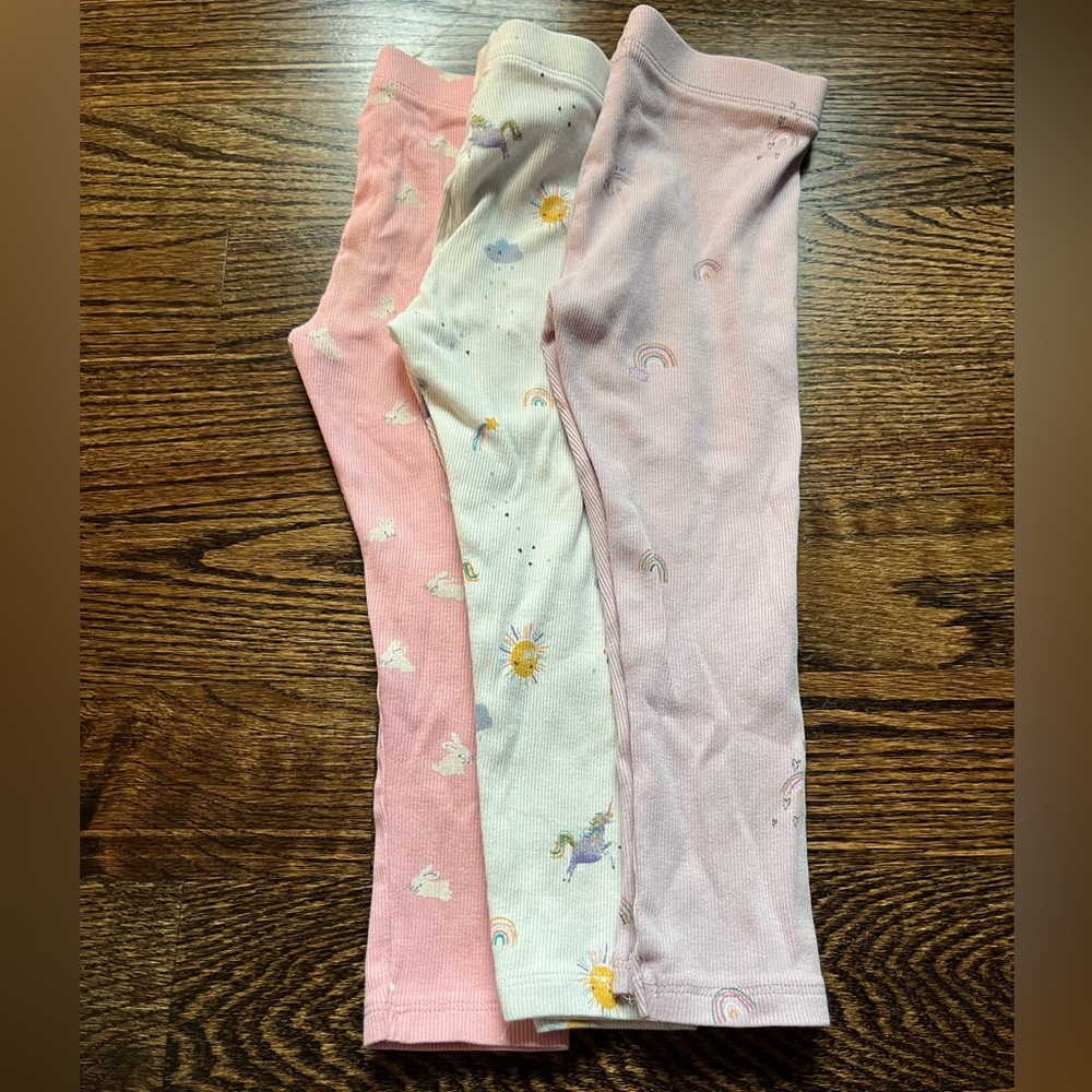 Next pack of three leggings. Size 2-3yrs